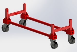 Optional Kart Kit for Tri-Adjustable Cranes | www.wallacecranes.com 