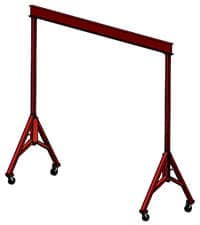 Thrifty Steel Adjustable Gantry Crane 1 to 7.5 Ton | Wallace Cranes 